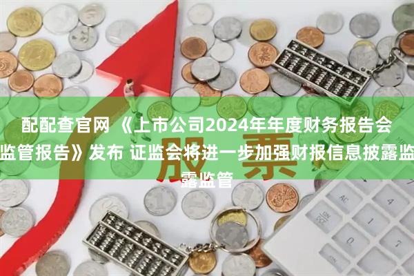 配配查官网 《上市公司2024年年度财务报告会计监管报告》发布 证监会将进一步加强财报信息披露监管