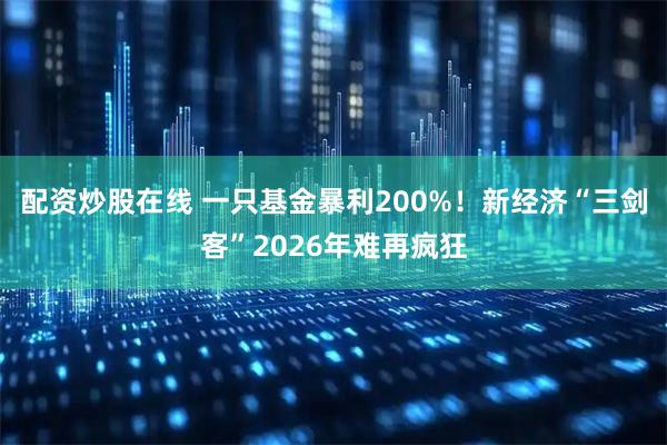 配资炒股在线 一只基金暴利200%！新经济“三剑客”2026年难再疯狂